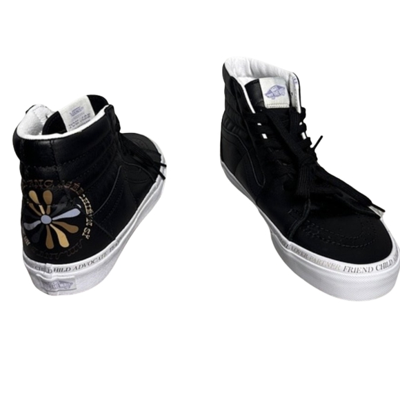 Vans Sk8-Hi 'Divine Energy' High top Sneakers black leather Size 9 - Picture 5 of 16